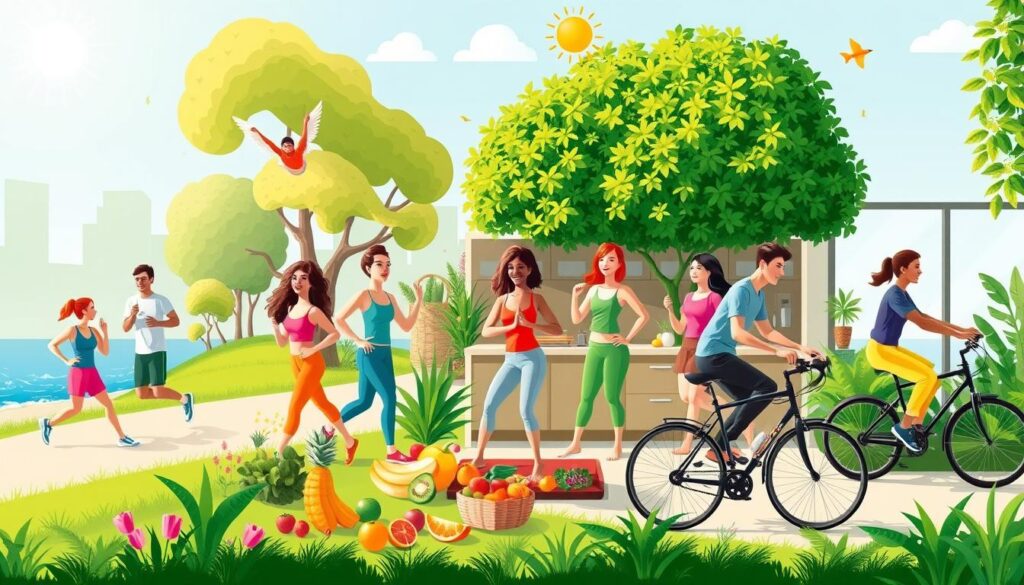 Healthy lifestyle benefits